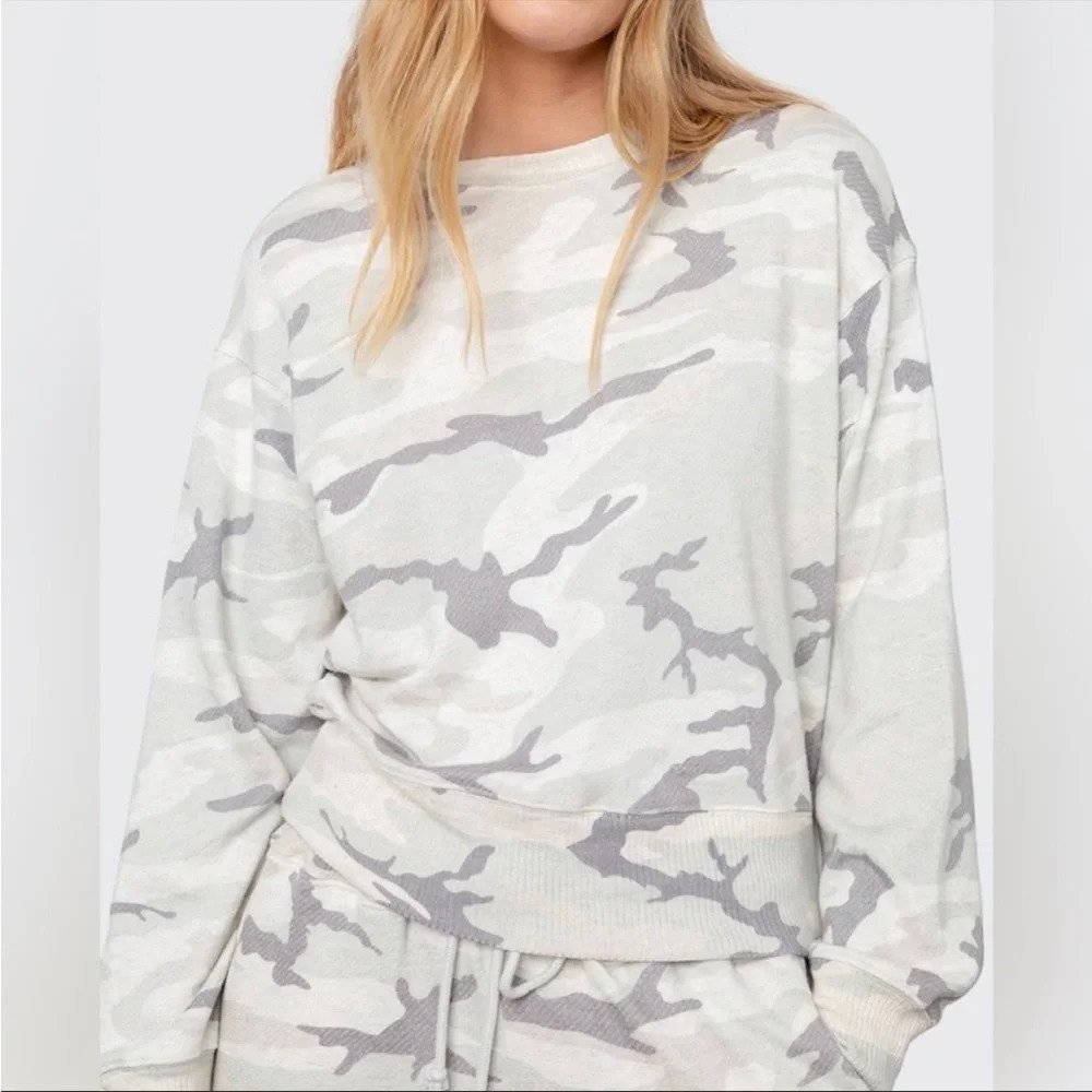 Rails Ramona Camo Pullover Sweater - Picture 1 of 8